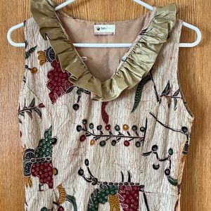 Indonesian Batik Sleeveless Dress